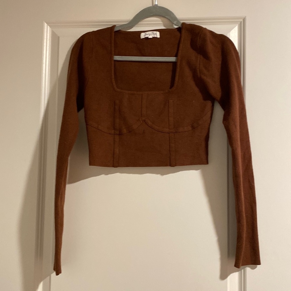 Boutique cropped sweater